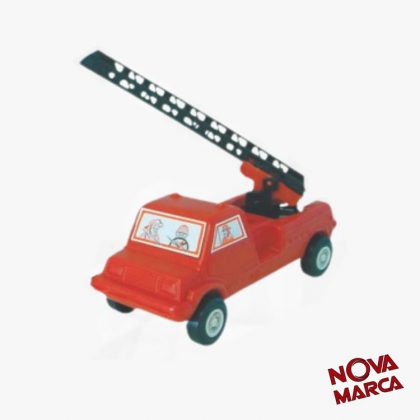 Caminhão de bombeiro encartelado - Nova Marca Encartelados - Brinquedos encartelados