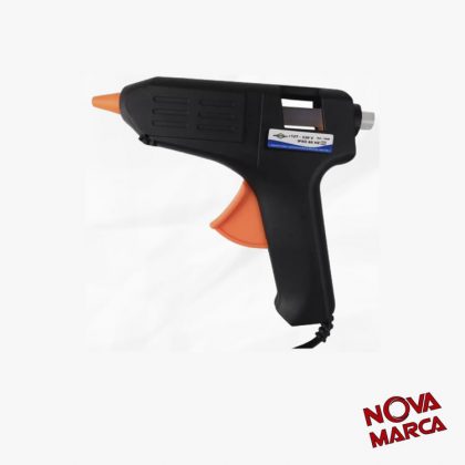 Pistola de cola quente encartelada 10w - Nova Marca Distribuidora - Produtos para lojas de 1,99